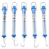 Spring Scale TAODAN 5PCS 5 Sizes Scientific Plastic Transparent Tubular Spring Balance, Hanging Tube Spring Scale, 1N, 5N, 10N, 20N, 30N...