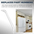 Romalon WR12X20141 L WR12x22148 Refrigerator Side Door Handle Left Replacement Bottom Door Handle...