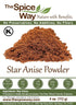 The Spice Way Star Anise - Ground (4 oz) great for baking and tea...