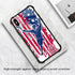 Compatible with iPhone XR Case Lacrosse American Flag Graphic for Girls,Picture Pattern Design Shockproof Anti-Scratch Hard PC Back Case for iPhon...