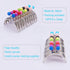 PH PandaHall 10 Color Purse Frame Bag Kiss Clasp Lock 3.3" Metal Arch Frame Coin Purse Tow Ball Kiss Clasp Clutch Frames Purse for Purse Making DI...