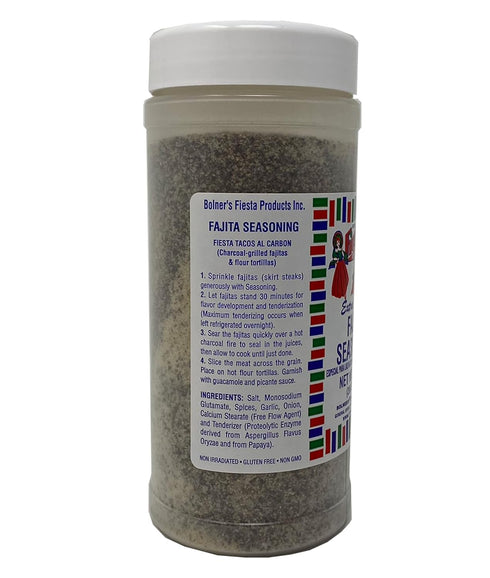 Bolner's Fiesta Extra Fancy Fajita Seasoning 14 Oz Plastic Jar (Pack of 1)...