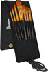 Paint Brush Set, 7 Artist Brushes for Painting with Acrylic, Gouache, Oil and Watercolor. Professional Art Quality on Canvas, Wood, Face and Model...