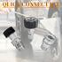 Willdone Pressure Washer Quick Connect Kit, Stainless Steel M22 14mm to 3/8 Inch Quick Connect Fittings for Power Washer, 4 Pack...
