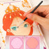 4 in 1 DIY Fashion Design Make Up Drawing Book for Girls Cute Stencils Stickers Scrapbooking Painting Art Activity Book for DIY Crafts Album Bulle...