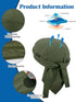 Sweat Wicking Doo Rag Cooling Dew Rag Helmet Liner Large Motorcycle Do Rags Head Wrap Bandana Skull Caps for Men and Women...