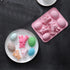 Easter Egg Silicone Mold Easter Bunny Silicon Molds for Chocolate 4 Egg 3 Bunny Shaped Mold-Flexible, Non-Stick, and Easy to Clean-Baking Pan Resi...