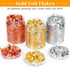 45 Grams Gold Foil Flakes for Resin Jewelry Making, Paxcoo Gold Foil Flakes Metallic Leaf for Nails, Painting, Crafts, Slime and Resin Jewelry Mak...