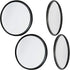 Iconikal Convex Rear View Blindspot Adhesive Mirror, 2-inch, Wide Angle, 6-Pack...