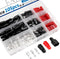 smseace 105Pcs 15/30/45Amp Power Connectors with PVC Cover 1.5-6mm² (20-10AWG) Quick Disconnect Power Pole connectors,Flame Retardant Sleeve for P...