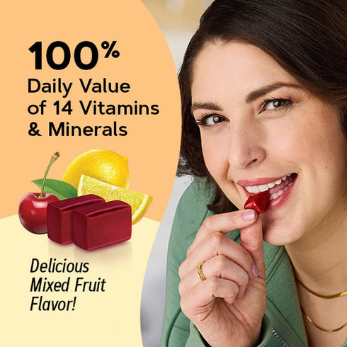 GNC Womens Multivitamin Soft Chew - Mixed Fruit...