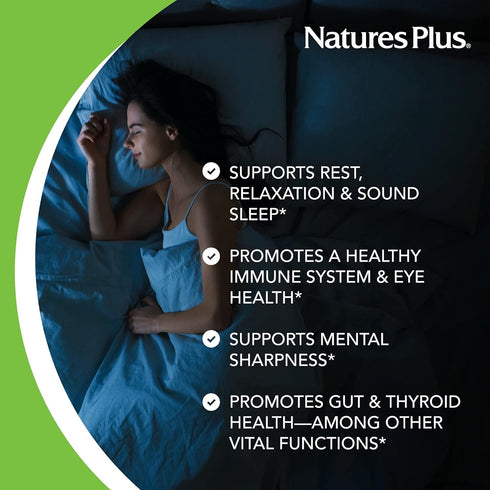Natures Plus Melatonin 10 mg - 90 Fast-Acting Tablets - Promotes Healthy Sleep - Vegan, Gluten Free - 90 Servings...