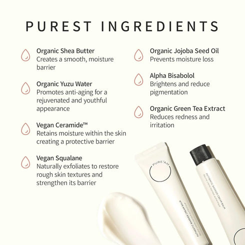 PURE’AM Authentic Barrier Cream Balm, Hydrating Face Moisturizer for Dry & Sensitive Skin, Korean Skincare Moisturizer, Vegan, 1.0 Fl Oz, 30 ml...