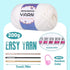 200g Yarn for Crocheting, Crochet Yarn, Easy Yarn for Beginners with Easy-to-See Stitches, Stitch Marker, Big Eye Blunt Needle, Beginner Yarn for ...