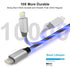 Light up iPhone Charger Cord, LED Lightning Cables 1 Pack | Apple MFi Certified | USB Fast Charging Cord for Apple iPhone 13 12 11 Pro Max XR XS X...