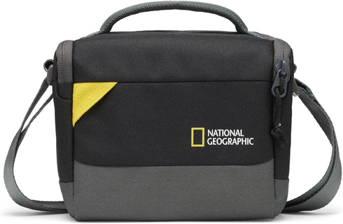 National Geographic Shoulder Bag Small, Camera Bag for DSLR and Mirrorless with Lens, and Accessories, Batteries, Cables, Adjustable Strap, Ultra-...