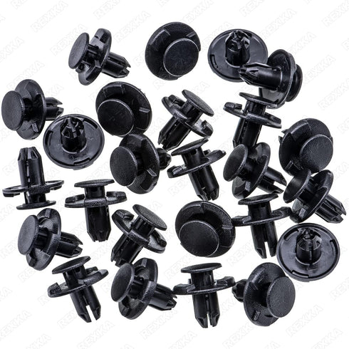 Rexka 25pcs Fender Liner Cowl Grille Bumper Under Cover Clip Push-Type Retainer Compatible with Nissan Infiniti 01553-05933 01553-05323 370Z 350Z ...