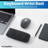 1InTheOffice Mouse Wrist Rest, Beaded Wrist Support Pad Ergobeads, Black...