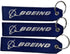 Boeing Keychain | Luggage Tag | airline Logo - Blue (Boeing ) pack 3...