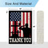Memorial Day Garden Flag 12×18 Inch Double Sided Vertical Burlap Thank You Military Soldiers Independence Day Veterans Day Garden Flag Farmhouse O...