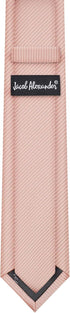 Jacob Alexander Men's Tone on Tone Corded Slim Neck Tie...