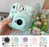 CAIYOULE Clear Case for Instax Mini 12 Camera, Fujifilm Mini 12 Protective PC Cover with Camera Stickers and Mini Frames...