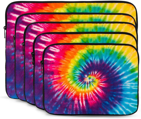Tie Dye Laptop Sleeve Case for Men Women 13 inch Waterproof Oxford Cloth Laptop Sleeve Bag Suitable for Most Ipads and Laptops Notebook Computer P...