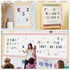 221 Pcs Alphabet Combo Cutout for Bulletin Board, Letters, Numbers, Punctuation, Symbols Cutouts for Back to School Classroom Home Chalkboard Bull...