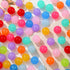 20mm Acrylic Beads Color Round Beads Chunky Bubblegum Beads for DIY Jewelry Making (Color)...