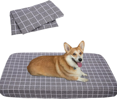 Dog Bed Cover, Dog Bed Liner, Dog Bed Replacement Cover,Cotton Dog Mattress Cover,Large Dog Beds with Washable Covers 58x28 Inches-Easy to Remove...