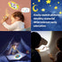 Kids Flashlight Color Bear Projector with 48 Patterns , Include Dinosaurs, Vehicles, Animals, 26 Letter Educational Learning Projector Toys for Gi...