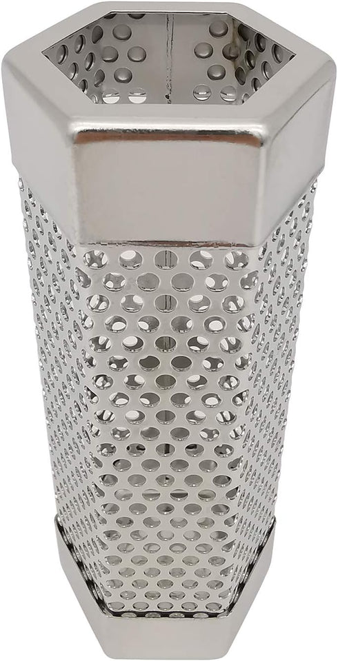 Smoker Smoke Tube Box for Pellets Grill, 304 Stainless Steel BBQ Cold Smoker Generator Tube, 2.5 Hours of Billowing Hot or Cold Smoking - 6" Hexag...
