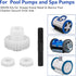 360290 Right Drive Kit Pool Cleaner Replacement Parts Bearings for Pentair Kreepy Krauly Rebel & Kreepy Krauly Warrior Pool Automatic Suction Clea...