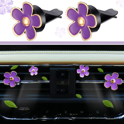 10 Pcs Leather Steering Wheel Cover for Women Cute Car Accessories Set with Seat Belt Shoulder Pads Seatbelt Covers Cup Holders Bling Start Button...