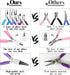 5 Packs Jewelry Pliers Set, Jewelry Making Tools with Needle Nose Pliers/Round Nose Pliers/Chain Nose Pliers/Bent Nose Pliers/Zipper Pliers, Jewel...