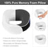 Travel Neck Pillow, Best Memory Foam Airplane Pillow for Head Support Soft Adjustable Pillow for Plane, Car & Home Recliner Use (Blue)...