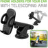 Cellet Telescoping Arm Car Phone Holder – Adjustable Dashboard & Windshield Mount for Smartphones...