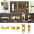 Picture Hanging Kit- Picture Keyhole Fastener mark Locations Tool & Picture Hanging Hardware Screws, 138 Pack of Frame Hanging kit for Wall Mounti...