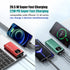 Portable Charger 20000 mAh Power Bank PD 20W Fast Charging Portable Charger LED Mirror Display Screen Slim Portable Phone Charger for iPhone 14/13...