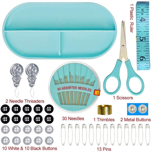 Sewing kit Sewing Thread Sewing Supplies Family Repair Kit Traveler Sewing Project kit DIY Sewing Supplies Organizer...