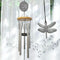 Dragonfly Wind Chimes for Outside with Bright Silver,29 "Memorial Wind Chimes Create a Zen Atmosphere for Outdoor,Garden Patio Yard Decor,Unique D...