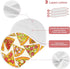 Pizza Slice With Fruit Vegetable Muslin Burp Cloths for Baby 1 Pack Soft 100% Cotton Baby Washcloths Bibs for Boy Girl...