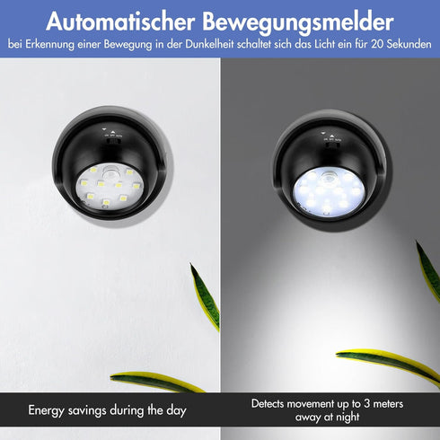 Motion Sensor Outdoor Lights - Outdoor Motion Sensor Light Battery Operated Wireless Waterproof Spotlight Motion Detector Security Light Auto On O...