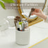 Makeup Brush Holder Organizer - 360° Rotating Makeup Brush Organizer 5 Slot Make up Brushes Cup for Cosmetics, Lipsticks, Art Supply, Bathroom Van...