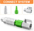 GASHER 10PCS Aluminum 1/4-Inch NPT Female Industrial Air Tool Green Fitting, 1/4-Inch High Flow Pneumatic Plugs...