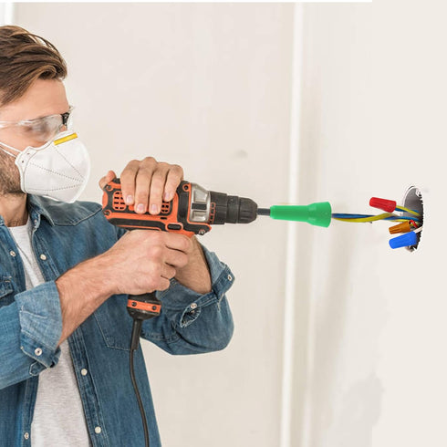 Wire Twister Tool,Wire Twister Tool for Drill Wire Nut Twister Electrical Wire Twister Wire Stripper and Twister Wire Stripping Tool and Wire Cap ...