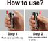 Cobber Torch Cigar Lighter, Double 2 Jet Flame Refillable Butane Cigar Lighter Gray...