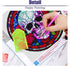 Skull Diamond Painting Kits Skeleton Flower Diamond Art,5D DIY Diamond Painting for Adults,Halloween Gem Art for Adults Wall Home Decor 12x12 inch...