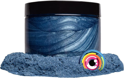 Eye Candy Premium Blue Mica Powder Pigment (50g) | Multipurpose DIY Arts and Crafts Additive | Acrylic Pouring, Woodwork, Epoxy, Resin, Bath Bombs...