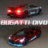 1:32 Bugatti Divo zinc Alloy Pull Back Car Diecast Electronic Toys with Lights and Music,Decorative,Mini Vehicles Toys for Kids,Boyfriend,Young Pe...